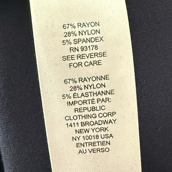 T Tahari Navy Sleeveless Sheath Dress Women’s Sz 12 NWT - Picture 5 of 5